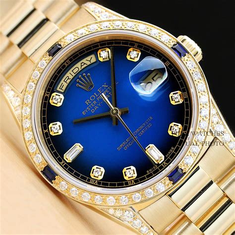 rolex day-date president blue replica|rolex day date.